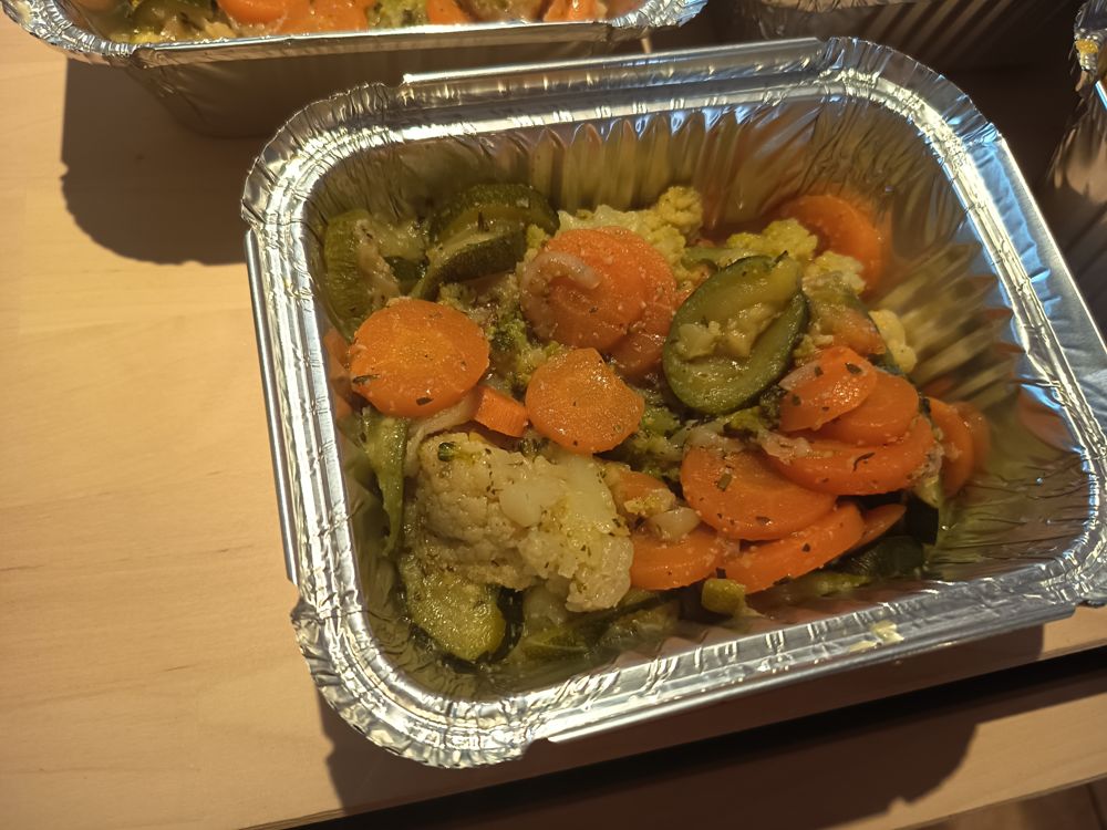 Barquette de légumes mijotés
